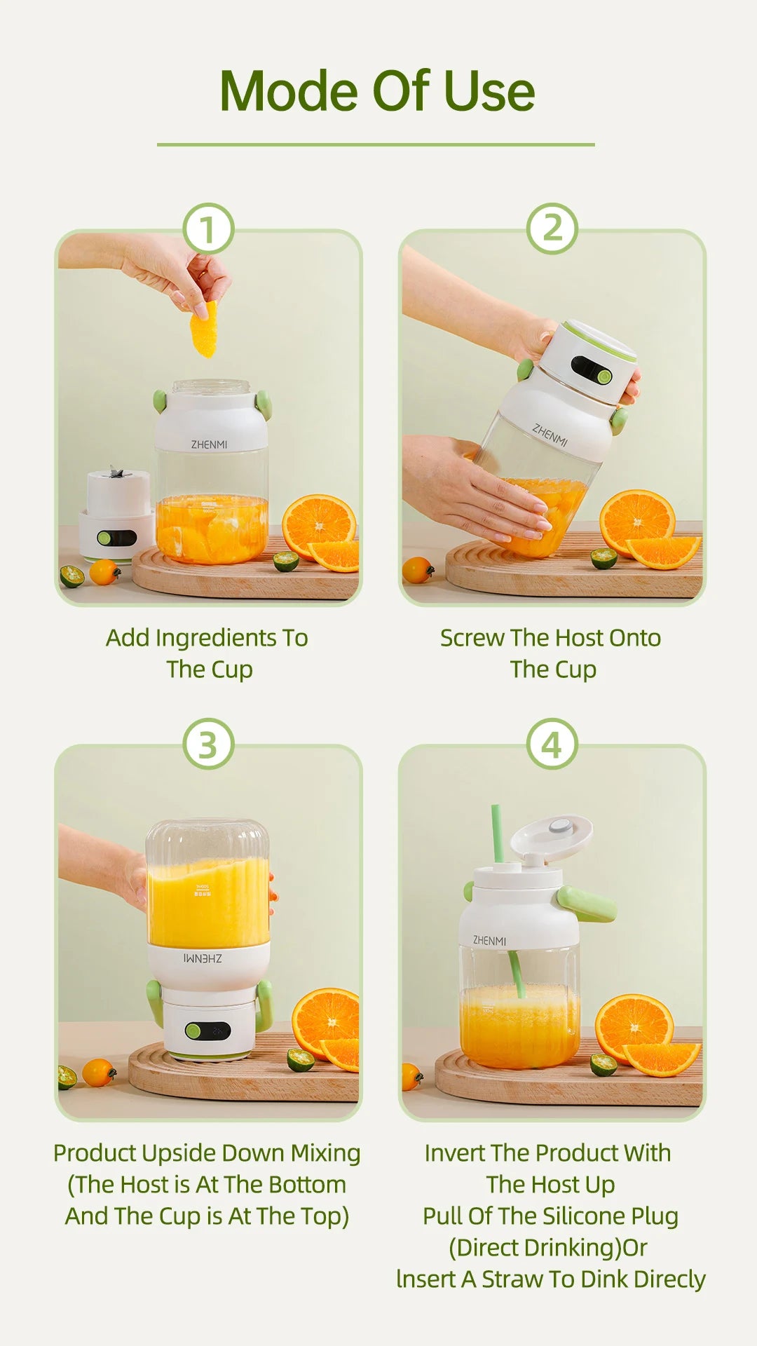 JuicePod Pro Portable Blender